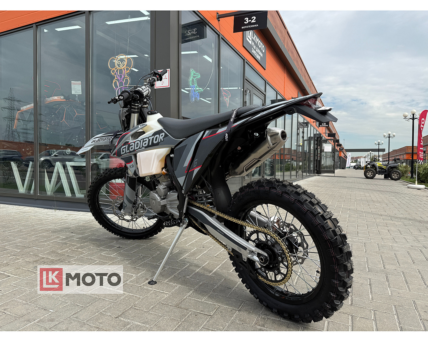 Мотоцикл эндуро / кроссовый Gladiator K9 NB350 Grey (21/18)