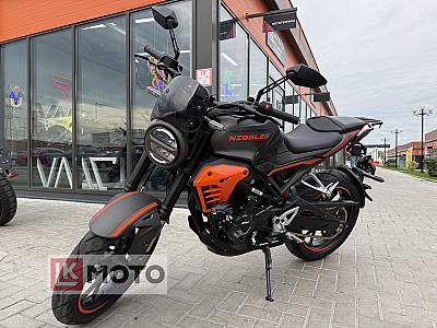Мотоцикл Regulmoto Nibbler, серый/оранжевый, 101483-2