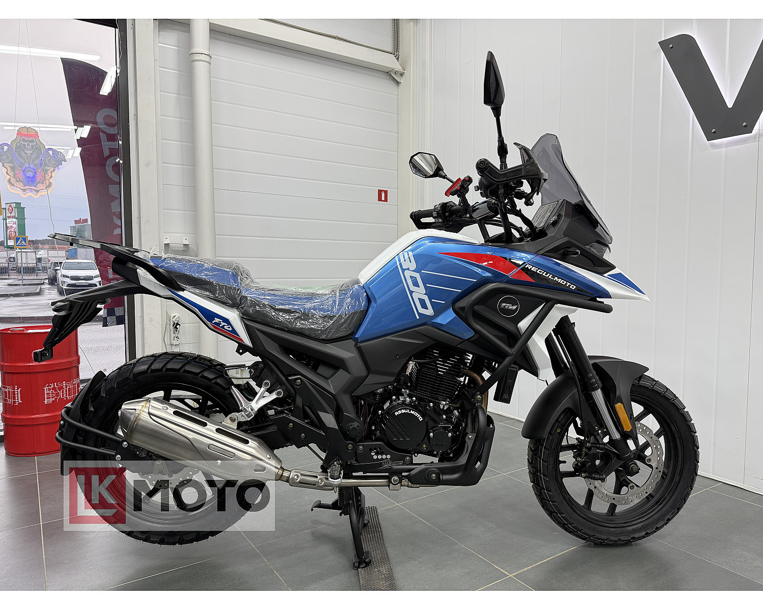 Мотоцикл Regulmoto FTO 300 HENSIM с ПТС (Синий/ белый,  138475-1)