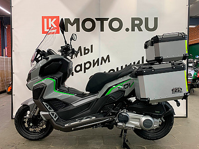 Скутер Regulmoto XDV ADVENTURE 300CC 4T в комплекте с кофрами (LJ300T-18) EFI (серый, 103124-2) Скутер Regulmoto XDV ADVENTURE 300CC 4T в комплекте с кофрами (LJ300T-18) EFI (серый, 103124-2)