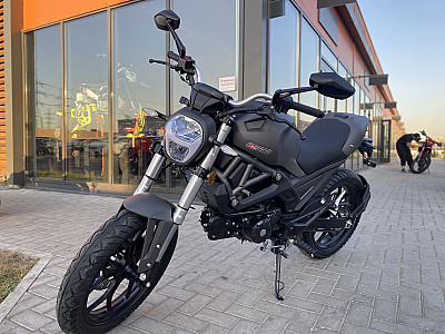 Мотоцикл VMC MONSTER PLUS 48 (125cc двиг. фара LED линза) (matt grey (Графит))