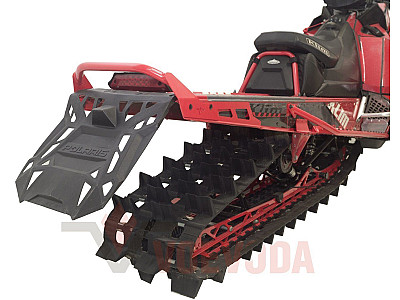 Бампер задний Cross 155 для снегоходов Polaris PRO RMK (Платформа Axys 2016-*)
