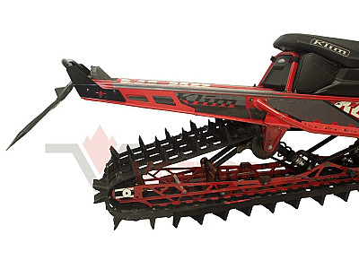 Бампер задний Cross 155 для снегоходов Polaris PRO RMK (Платформа Axys 2016-*)